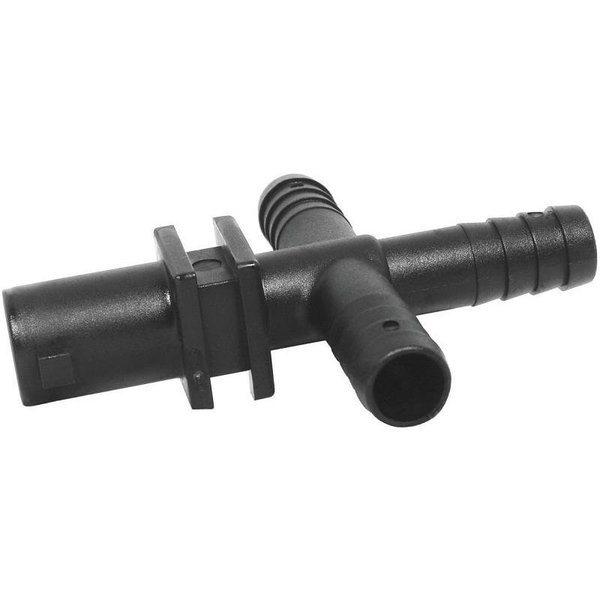 Green Leaf Y8231015 Dry Boom Nozzle Body Cross, 12 in, Quick x Hose Barb, 7 psi Pressure, EPDM Rubber Y8231015 2PK